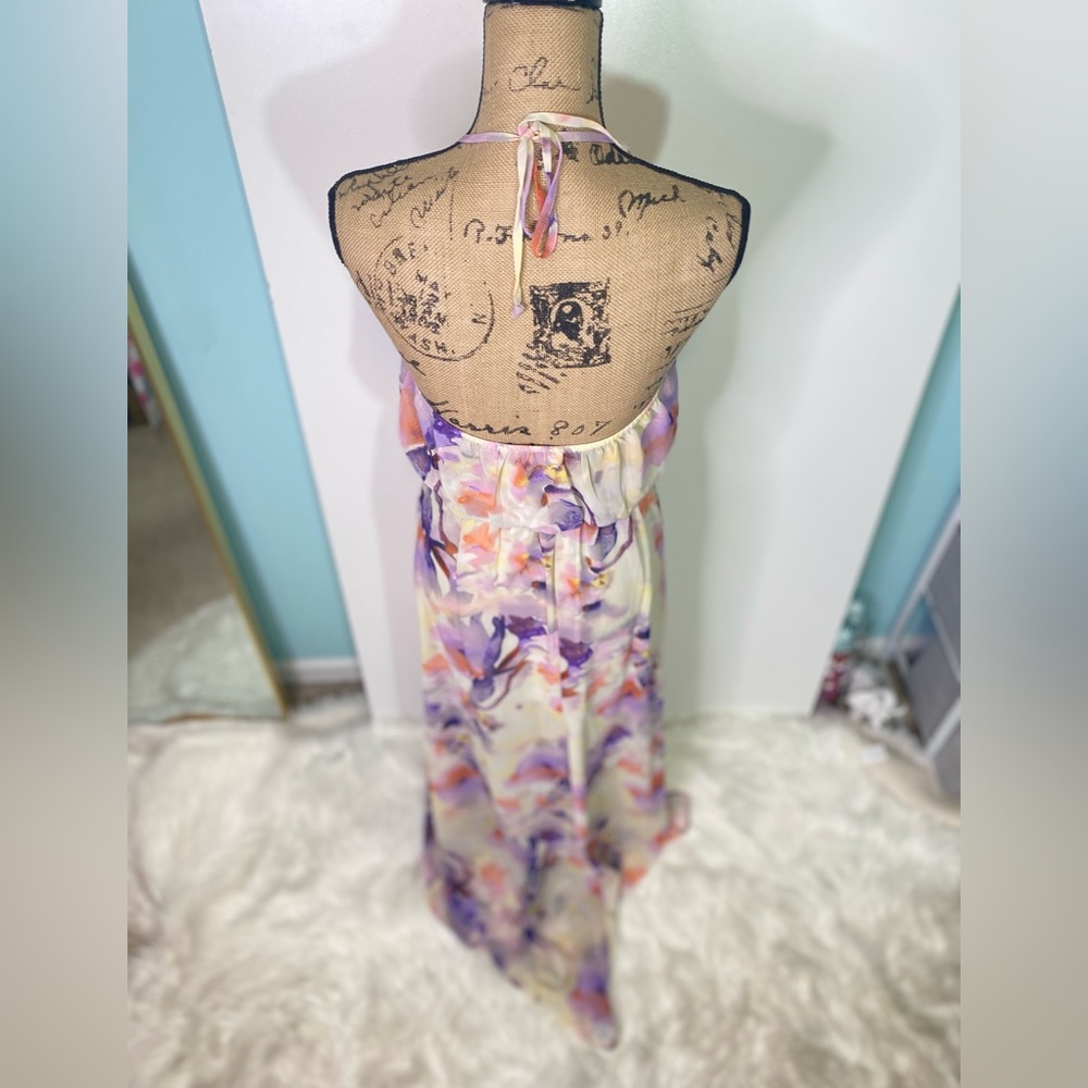 #371 Show Me Your Mumu Heather Halter Maxi Dress size S - Picture 4 of 11